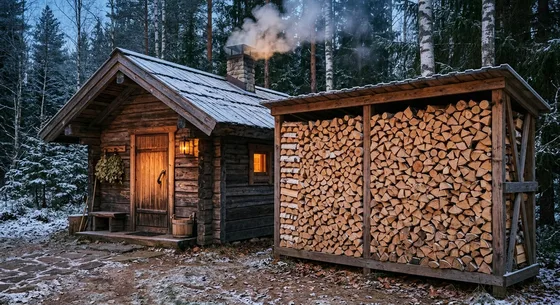 Укладка дров в Люберцах, проспект Каминная, 33